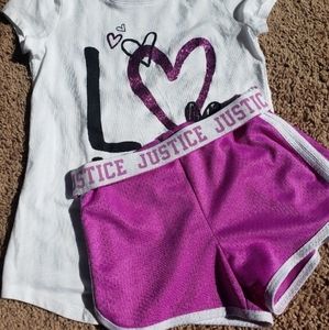 💥 SOLD  Justice Athletic Shorts